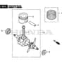 BC 435 H - 2023-2025 - 281320003/21 - Stiga Brushcutter Cylinder Piston Crankshaft Diagram