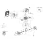 BC 530 T - Oleo-Mac Brushcutter Engine Diagram