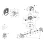BCF 550 - Oleo-Mac Brushcutter Engine Diagram