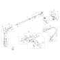 BCF 550 - Oleo-Mac Brushcutter Transmission Diagram