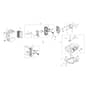 BCH 500 T - Oleo-Mac Brushcutter Tank and air filter (until May 2024) Diagram