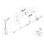 BCH 50 BP - Oleo-Mac Brushcutter Transmission Diagram