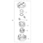 BCI 30 - Oleo-Mac Brushcutter Head Load and GO D.103 Diagram