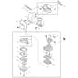 Makita BCX2500 - String Trimmer - Power Tool 05 Diagram