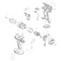 Makita BDF446 - Cordless Driver Drill - Power Tool Diagram