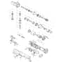 Makita BFL080F - Cordless Angle Screwdriver - Power Tool Diagram