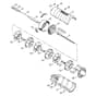 Genuine Stihl BG-KM / A - Fan housing, Drive tube assembly
