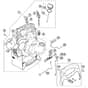 Genuine Stihl BG45 / L - Fan housing, inside (45.2001)
