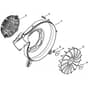 Genuine Stihl BG50 / F - Fan housing outer, Fan wheel