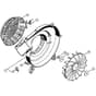 Genuine Stihl BG85 / N - Fan housing outer, Fan wheel