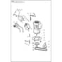 Husqvarna BG 250 - 970614901 - Motor, Pulleys And Belts 02