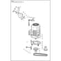 Husqvarna BG 250 - 970614901 - Motor, Pulleys And Belts 01