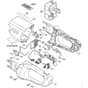 Genuine Stihl BGA85 / A - Handle housing, Cover