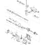 Makita BHR240 - Cordless Rotary Hammer - Power Tool Diagram