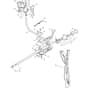 BKE 35 D - 2013 - 288221003/13 - Castel Garden Brushcutter Handle Transmission Diagram