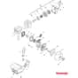 BKE 45 - 2013 - 288320003/13 - Castel Garden Brushcutter Carburettor Starter Assy Diagram