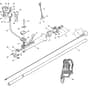 BKE 45 D - 2013 - 288321003/13 - Castel Garden Brushcutter Handle Transmission Diagram
