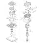 Makita BO4555 - Finishing Sander - Power Tool Diagram