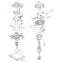Makita BO4556 - Finishing Sander - Power Tool Diagram