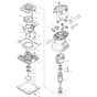 Makita BO4558 - Finishing Sander - Power Tool Diagram
