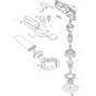 Makita BO5021 - 125mm Random Orbit Sander - Power Tool Diagram