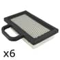 Genuine Briggs & Stratton Air Filter (6x 499486S) - 4223