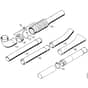 Genuine Stihl BR320 / H - Pleated hose, Blower tube