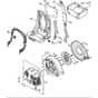 Genuine Stihl BR350 / H - Fan Housing, Shroud, Backplate