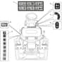 Cobra BT84B - Tractor Labels Diagram