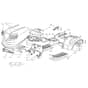 Cobra BT98HCB - Tractor Body Diagram