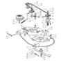 Cobra BT98HCB - Tractor Cutting Plate Diagram