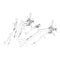 BTS 100 - Bertolini Flail Mower Handle-bar and control box Diagram