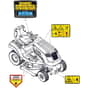 Countax C40M Mulcher - From 25-03-2019 - 25 Decals Safety