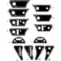 Countax C800 4Wd - From 01-01-2006 To 01-01-2008 - 12 Dash Decals