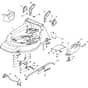CA 504 TRHM - 2009 - 295503031/CN - Castel Garden Rotary Mower Deck and Height Adjusting Diagram