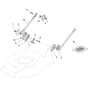 CA 534 W TR - 2009 - 291537123/R - Castel Garden Rotary Mower Handle Lower Part Diagram