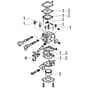 McCulloch CABRIO PLUS 297 L - 2007-01 - Carburettor (1) Parts Diagram
