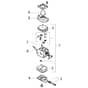 McCulloch CABRIO PLUS 497 L - 2007-01 - Carburettor (1) Parts Diagram