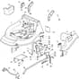 CASTEL PLUS - 2003 - 292153423/Y - Castel Garden Rotary Mower Deck and Height Adjusting Diagram