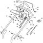 CASTEL PLUS - 2004 - 292153523/Y - Castel Garden Rotary Mower Handle Upper Part Diagram