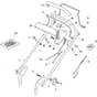CASTEL PLUS - 2004 - 292153643/Y - Castel Garden Rotary Mower Handle Upper Part Diagram