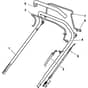 CASTEL PLUS - 2004 - 295506993/Y - Castel Garden Rotary Mower Handle Upper Part Diagram