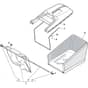 CAT/T 5553THM/GR - 2009 - 294537136/CAT - Castel Garden Rotary Mower Grass Catcher Diagram