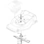 CG 434 - G - 2005 - 297430043/PL - Castel Garden Rotary Mower Blade Diagram