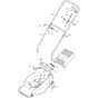 CG 434 - G - 2005 - 297430043/PL - Castel Garden Rotary Mower Deck and Height Adjusting Diagram