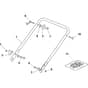 CG 464 TR-B - 2002 - 293616026/02 - Castel Garden Rotary Mower Handle Lower Part Diagram
