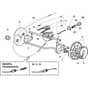 CG 464 TR-B - 2002 - 293616026/02 - Castel Garden Rotary Mower Transmission Diagram