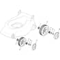 CG 464 TR-G - 2008 - 293616146/HEL - Castel Garden Rotary Mower Wheels and Hub Caps Diagram
