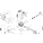Cobra BC350KB - Loop Handle Straight Shaft Engine Diagram