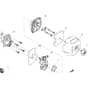 Cobra BC350KB - Loop Handle Straight Shaft Engine Diagram